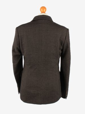 Womens Blazer Jacket Vintage Size 44 Dark Brown -HT2897-155145