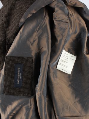 Womens Blazer Jacket Vintage Size 44 Dark Brown -HT2897-155147