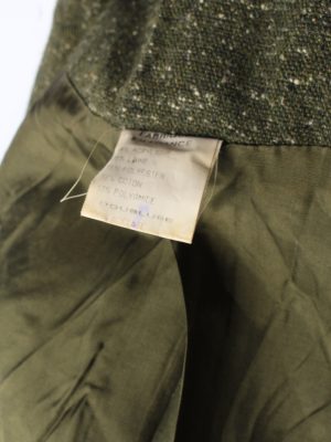 Womens Blazer Jacket Vintage Size UK 12/14 Green -HT2900-155162