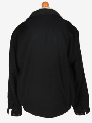 Pierra Cardin Wool Classic Jacket Vintage Size L Black C2360-157164