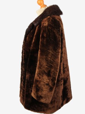 Fur Coat Jacket Pannonia Szorme Ladies Vintage Size L Brown C2285-155516