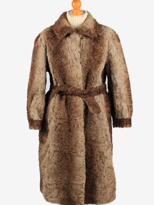Pelzhous Kammerstatter Fur Coat Jacket Ladies Vintage Size L Brown C2295-0