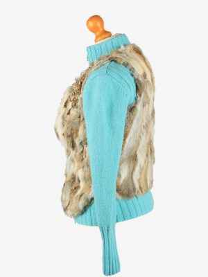 Fur Gilet Waistcoat Vintage Rosa & Rose Womens S Brown C2258-155099