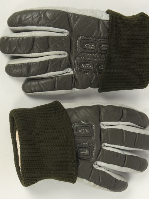 Motorbike Gloves Womens Leather Vintage Size S Grey -G494-155933