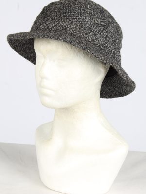 Trilby Lined Winter Hat Vintage Unisex Size M Grey -HAT1964-0