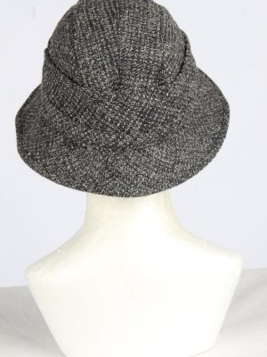 Trilby Lined Winter Hat Vintage Unisex Size M Grey -HAT1964-155760