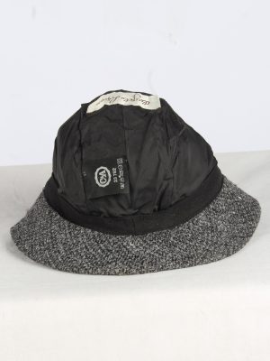 Trilby Lined Winter Hat Vintage Unisex Size M Grey -HAT1964-155761