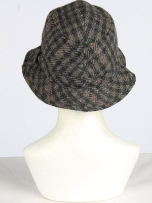 Trilby Feather Fur Hat Vintage Womens Size S Grey -HAT1965-155764