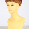 Russian Furry Lined Hat Vintage Womens Size M Brown -HAT1974-0