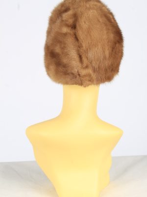 Russian Ushanka Fur Hat Vintage Womens Size S Brown -HAT1977-155812