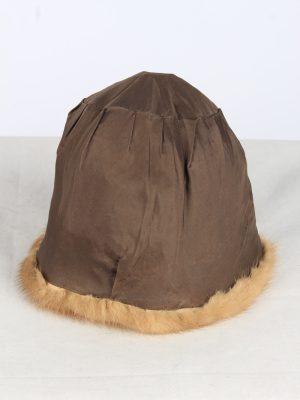 Russian Ushanka Fur Hat Vintage Womens Size S Brown -HAT1977-155813