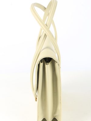 Leather Mini Hand Bag Womens Vintage Assima 1990s Beige -BG1269-155061