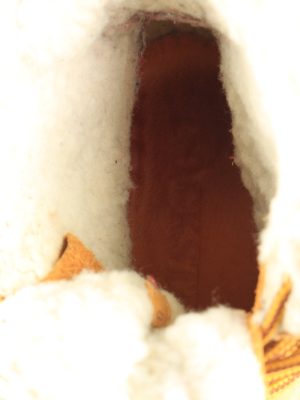 Lace Up Leather Boot Vintage Womens 38 Camel -Shoes_842-155225