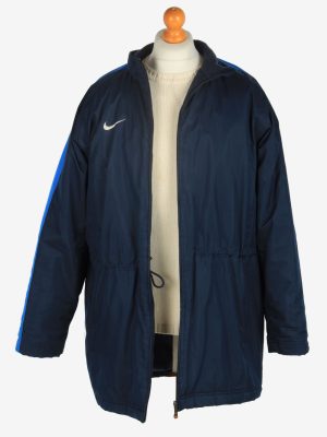 Mens Nike Long Puffer F.C Jeugdopleiding Jacket Vintage Size L Navy C2507-158165