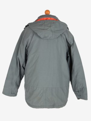 Mens Adidas Puffer Thermal Jacket Vintage Size XL Grey C2513-158197