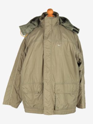 Mens Nike Puffer Lightweight Jacket Vintage Size XXL Light Green C2516-0