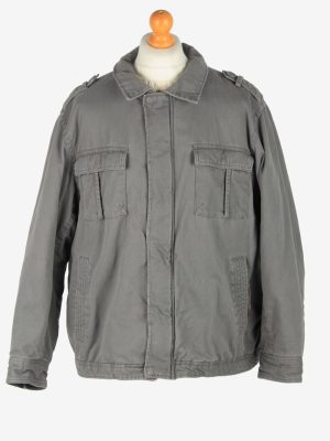Mens Faded Glory Outdoor Workear Jacket Vintage Size XXL Grey C2527-0