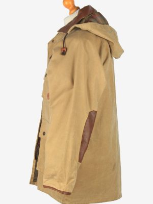 Mens Mullberry Country Patched Overcoat Vintage Size M Coffee C2535-158306