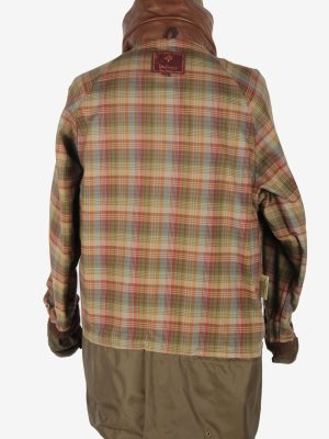 Mens Mullberry Country Patched Overcoat Vintage Size M Coffee C2535-158308