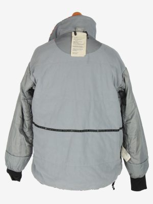 Mens Nike Puffer Jacket Vintage Size L Light Grey C2441-157576
