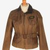 Womens Barbour Jackets Vintage Size S Dark Brown C2403-0