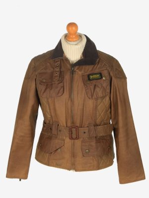 Womens Barbour Jackets Vintage Size S Dark Brown C2403-0
