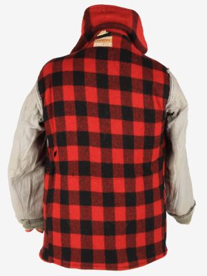 Mens Pennys Wool Outdoor Coat Vintage Size S Multi C2664-159053