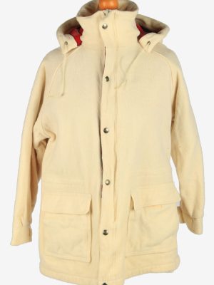 Mens Woolrich Harrington Wool Jacket USA Vintage Size M Beige C2668-0