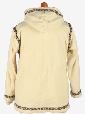 Womens Witer Green Wool Hand Made Jacket Vintage Size XS Beige C2669-159077