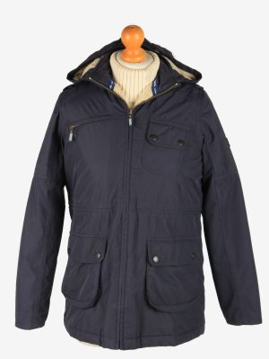 Womens Barbour International Waterproof Jacket Vintage Size XL Navy C2673-0