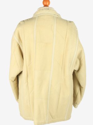 Women's Sheepskin Coat Fur Lined Vintage Size XL Beige C2639-158884