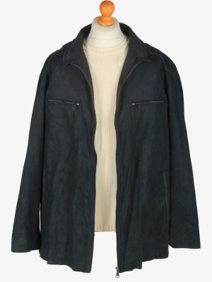 Mens Pierre Cardin Suede Jacket Vintage Size XXL Black C2452-157645