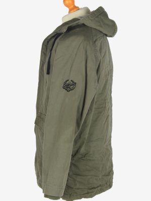 Mens Star Outdoor Overcoat Vintage Size L Green C2460-157686