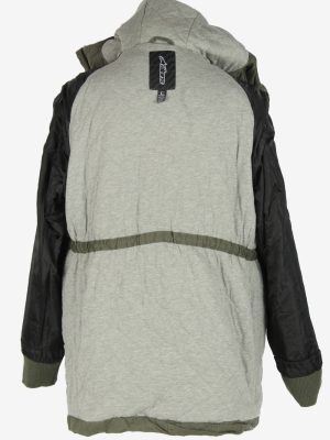 Mens Star Outdoor Overcoat Vintage Size L Green C2460-157688