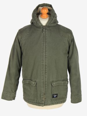 Mens Blizzard Sherpa Jacket Coat Vintage Size XL Khaki C2462-0