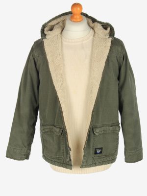 Mens Blizzard Sherpa Jacket Coat Vintage Size XL Khaki C2462-157695