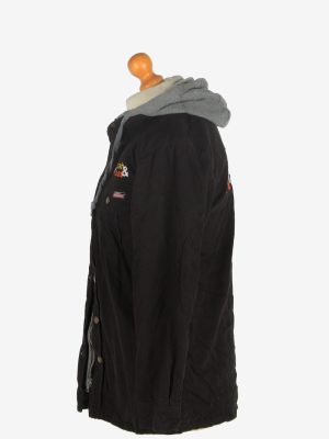 Mens Dickies Hooded Workwear Jacket Vintage Size S Black C2480-157777