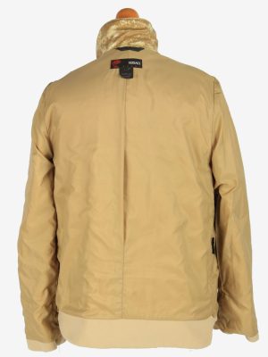 Womens Versace Sport Fleece Jacket Vintage Size L Beige C2484-157799