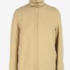 Womens Versace Sport Fleece Jacket Vintage Size L Beige C2484-0