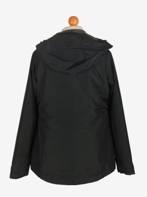 Womens Champion Puffer Jacket Overcoat Vintage Size M Black C2485-157908