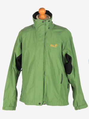 Womens Jack Wolfskin Texapore Breathable Jacket Vintage Size L Green C2495-0