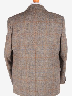 Mens Harris Tweed Blazer Jacket Windowpane Country Vintage Size M Multi -HT2952-165641