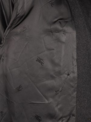 Burberry Mens Blazer Jacket Herringbone Country Size L Black -HT3022-166064