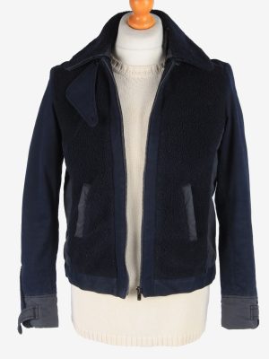 Women's Lacoste Jacket Outdoor Luxury Vintage Size S Navy C3062-163512