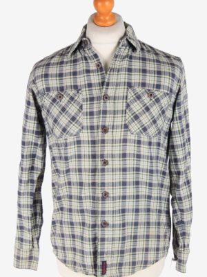 Wrangler Flannel Shirt Long Sleeves Button Up Vintage Size S Multi SH4126-0