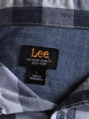 Lee Flannel Shirt Long Sleeves Casual Button Up Vintage Size L Multi SH4129-164818