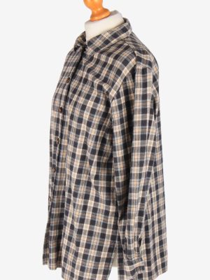 Women's Long Sleeves Flannel Shirt Casual Button Up Vintage Size L Multi SH4140-164856