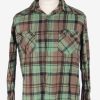 Flannel Shirt Men's Long Sleeves Button Up Vintage Size L Multi SH4144-0