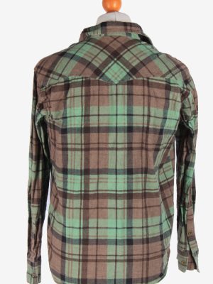 Flannel Shirt Men's Long Sleeves Button Up Vintage Size L Multi SH4144-164873