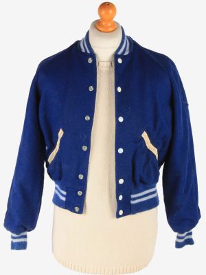 Junior Varsity Baseball Jacket USA College Vintage Size 18 Blue C2977-162946